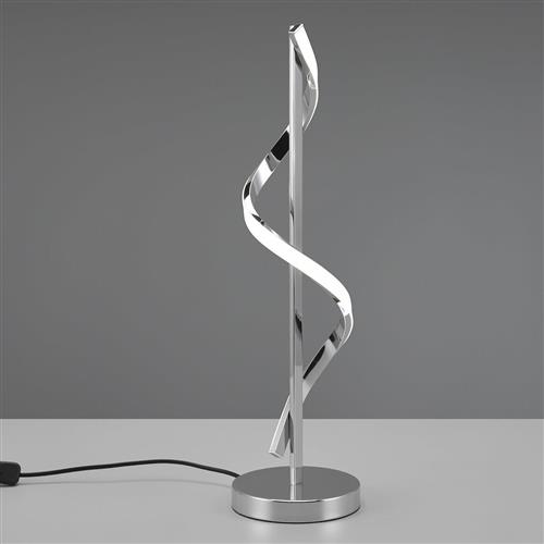 Isabel LED Chrome Swirl Table Lamp R52201106