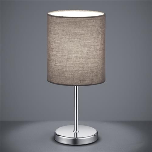 Jerry Chrome & Grey Table Lamp R50491011