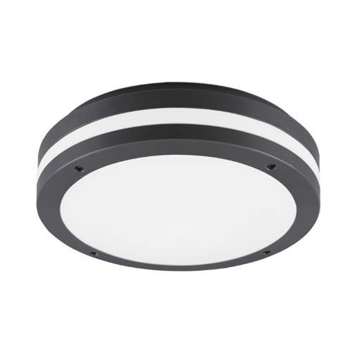 Kendal IP54 Anthracite Outdoor LED Ceiling Flush Fitting R62151142