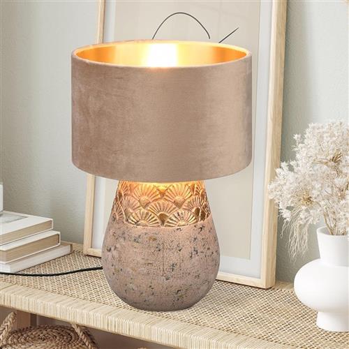 Kiran Grey And Fawn Table Lamp R51231061