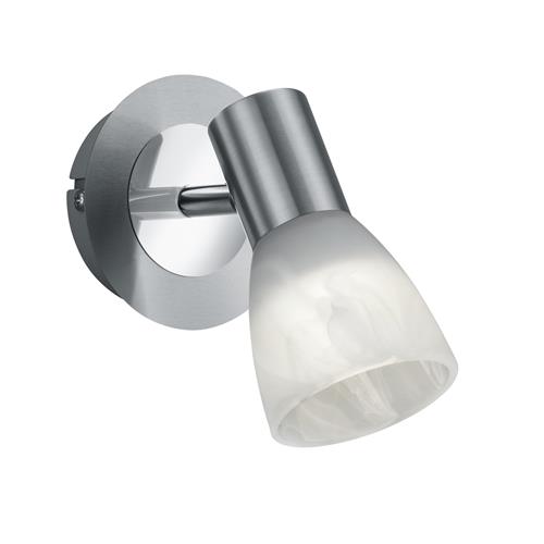 Levisto Single Matt Nickel LED Spotlight 871010107