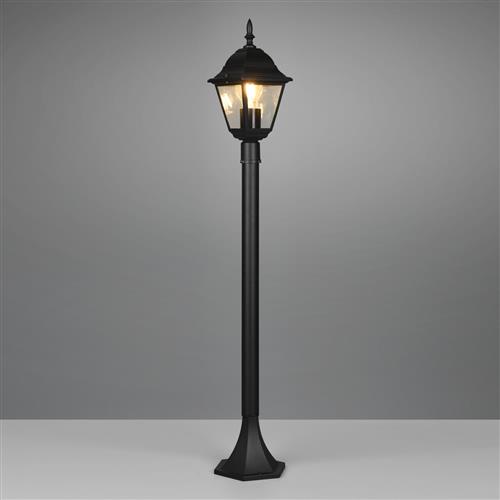 Livenza IP44 Matt Black Outdoor 1000mm Post Light 405760132