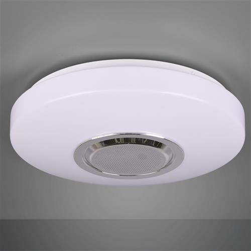 Maia White LED Bluetooth Speaker Ceiling Fitting R69021101