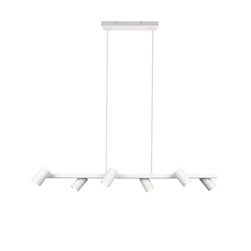 Marley Matt White 6 Light Bar Pendant 302400631