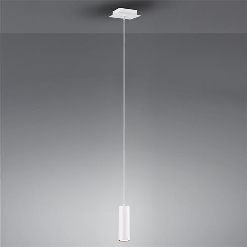 Marley White Single Ceiling Pendant 312400101