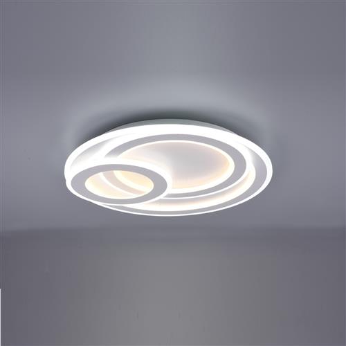 Mita Round Matt White LED Flush Mounted Fitting 629210331