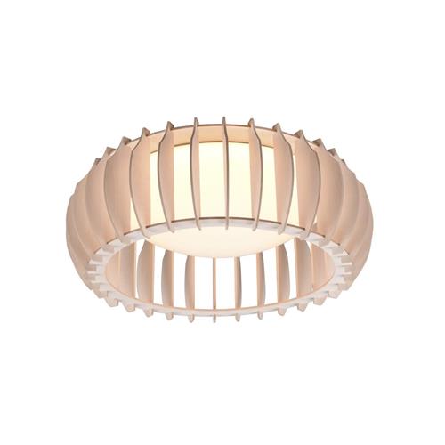 Monte White And Natural Wood LED Small Ceiling Fitting R62171130