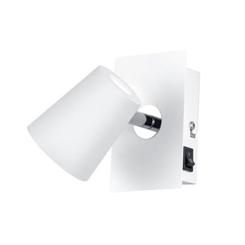 Narcos LED Matt White Single Spot Light 873170131