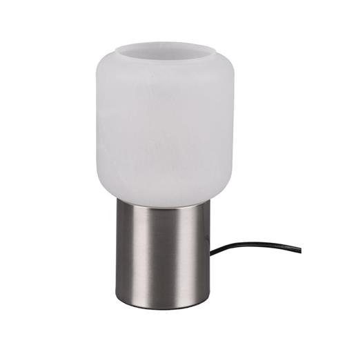 Nico Matt Nickel and Alabaster Coloured Table Lamp R50591007