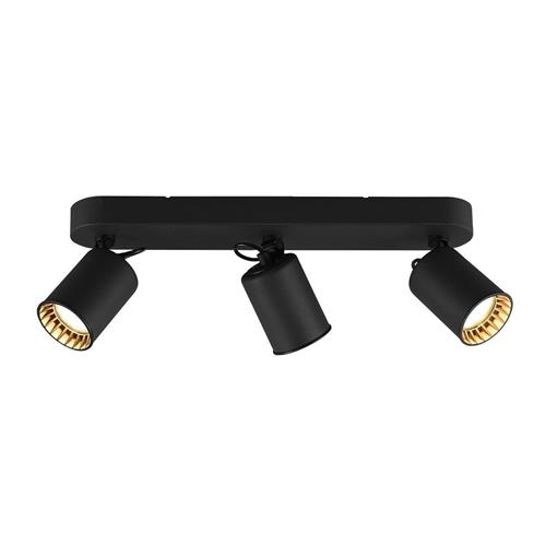 Pago Black Triple Ceiling Spotlight 803500332