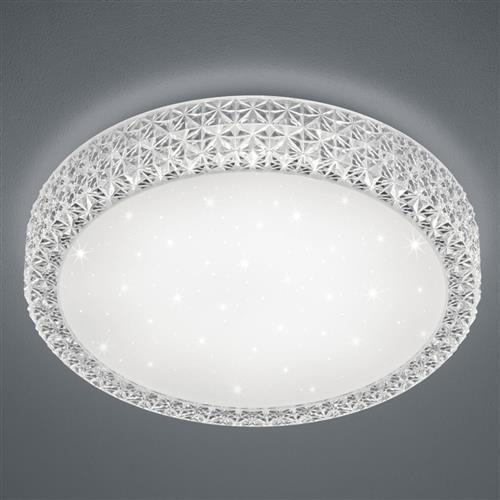 Pegasus White LED Medium Flush Ceiling Fitting R62422100