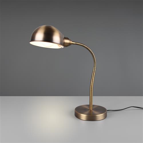 Perry Old Brass Flexi Arm Table And Desk Lamp 504900104