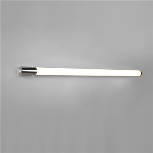 Piera LED IP44 Large Chrome And White Shaver Bathroom Light 284071206