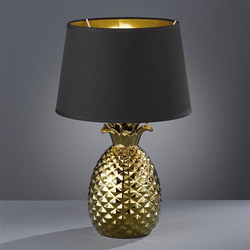 Pineapple Black and Gold Large Table Lamp R50431079