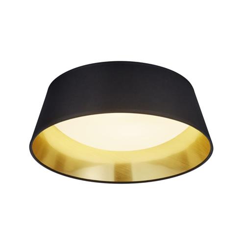 Ponts Black Small LED Flush Ceiling Fitting R62871279