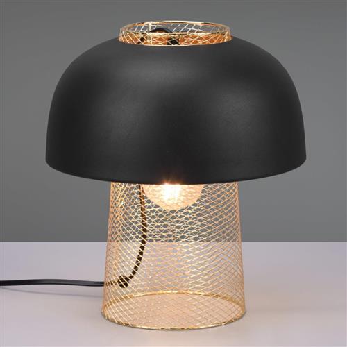 Punch Black And Gold Mesh Table Lamp R50811032