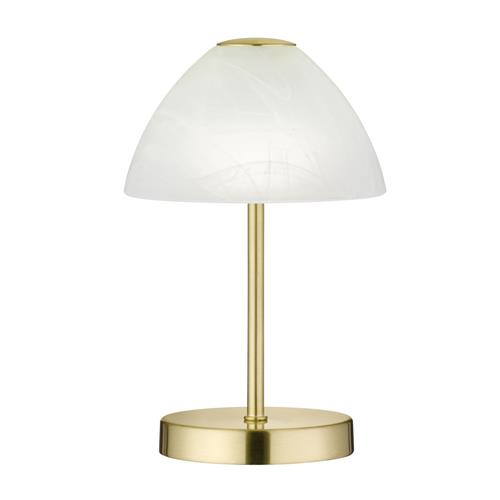 Queen Matt Brass & Alabaster LED Table Lamp R52021108