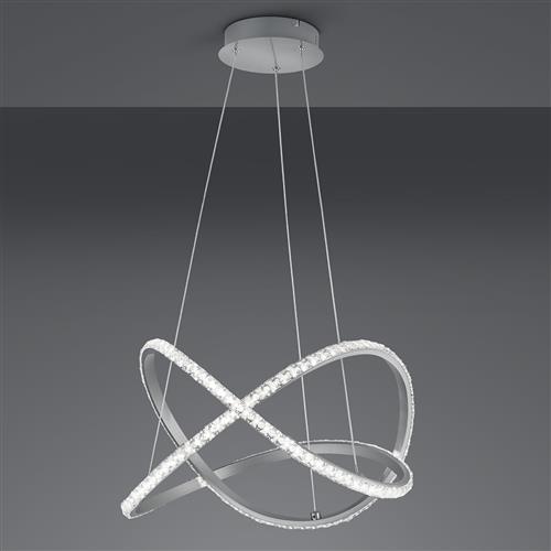 Rubin Brushed Aluminium LED Ceiling Pendant R32021105