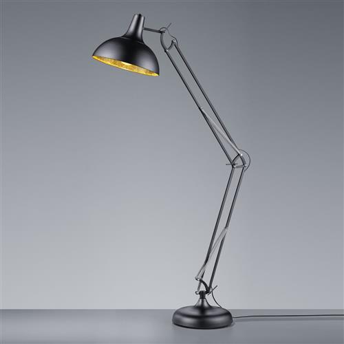 Salvador Matt Black Adjustable Floor Lamp R46061032