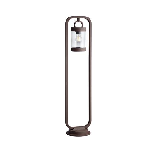Sambesi IP44 1000mm Outdoor Rusty Post Lantern 404160124