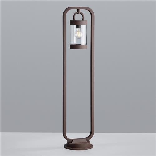 Sambesi IP44 1000mm Outdoor Rusty Post Lantern 404160124