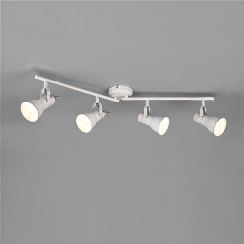 Steam Antique White 4 Light Bar Ceiling Spotlight 813400427