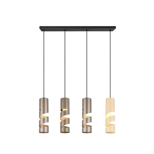 Stream Multicoloured Four Light Ceiling Pendant 364000417