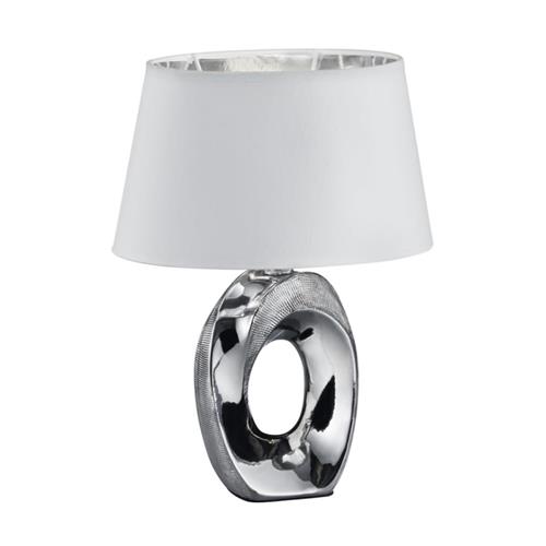 Taba White & Silver Small Table Lamp R50511089