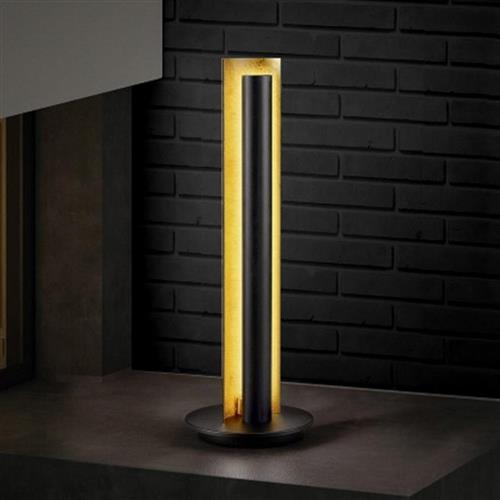 Texel Black And Gold Finish LED Table Lamp 574410179