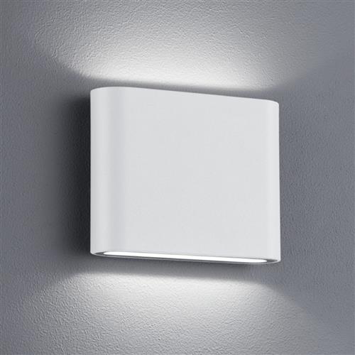 Thames 11 Matt White IP54 LED Small Outdoor Wall Light 227560231