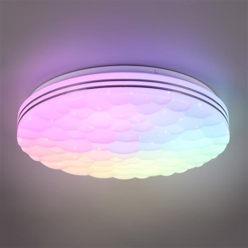 Tiger LED RGB Flush Colour Changing Flush Ceiling Fitting R67131100