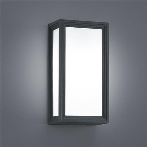 Timok IP54 LED Anthracite Outdoor Wall Light 228060142