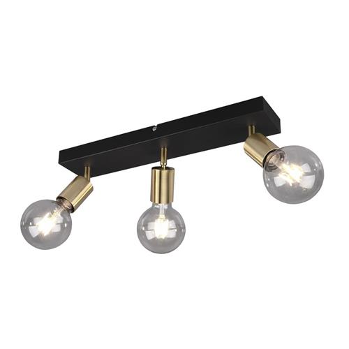 Vannes Matt Brass 3 Light Spotlight R80183008