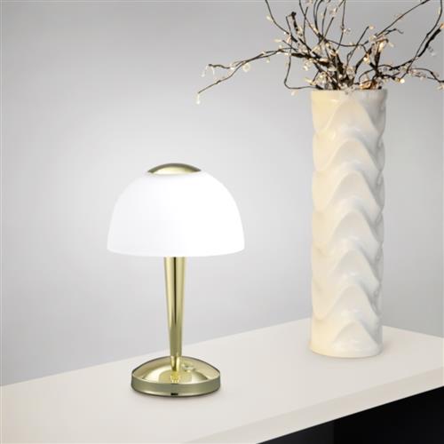 Ventura Polished Brass LED Touch Table Lamp 529990103