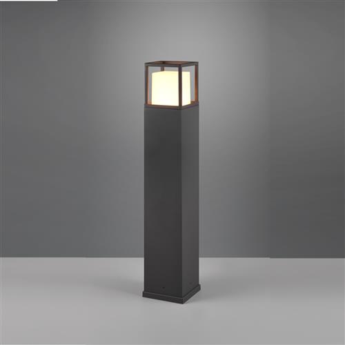 Witham IP54 800mm Outdoor Anthracite LED Post Light 477860142