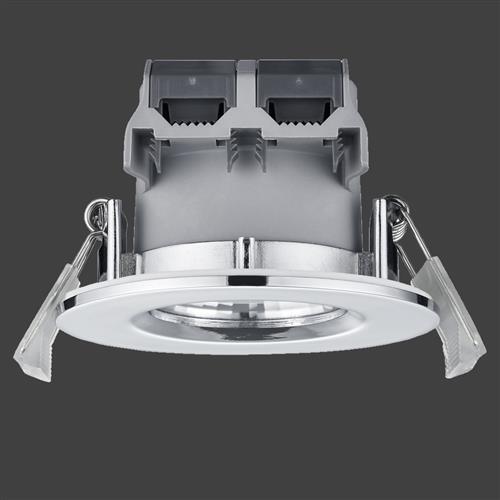 Zagros IP65 Round Chrome LED Shower Downlight 650710106