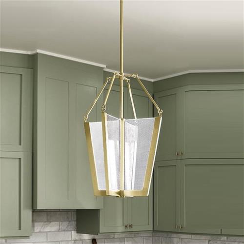 Champagne Gold LED Large Dimmable Pendant Light QN-CALTERS-P-L-CG