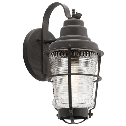 Weathered Zinc Outdoor IP44 Rated Wall Lantern QN-CHANCE-HARBOR-M