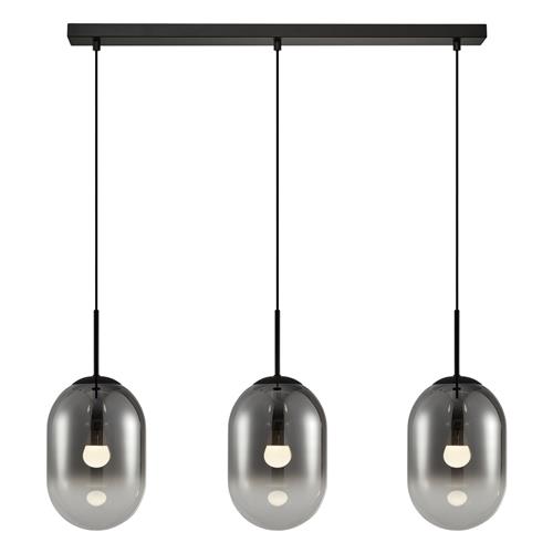 Alias Black Three Light Ceiling Pendant ML0321