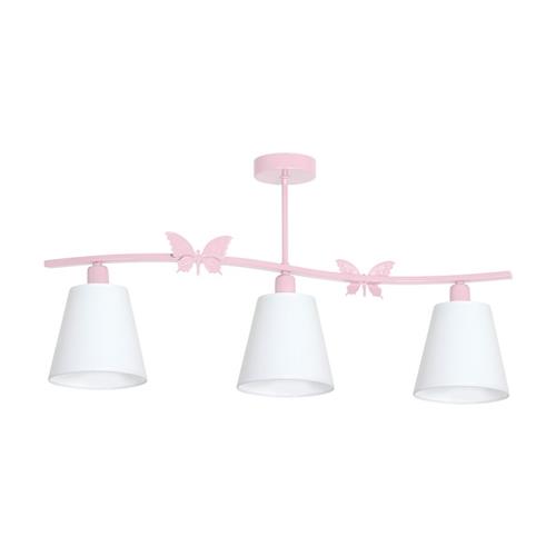 Alice Pink Triple Ceiling Fitting MLP979