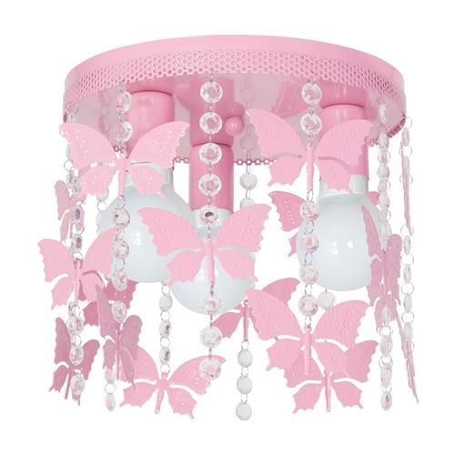 Angelica Pink Flush Ceiling Fitting MLP1165