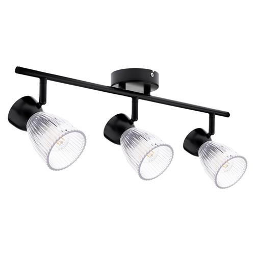 Best Black Three Light Ceiling Spot ML9972