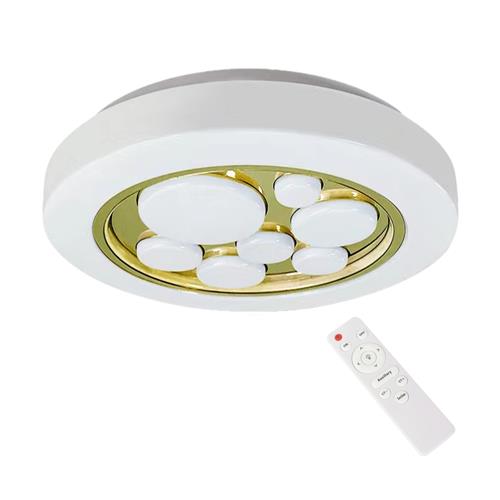 Bubbles LED CCT White And Gold (Colour) Flush Fitting ML8128