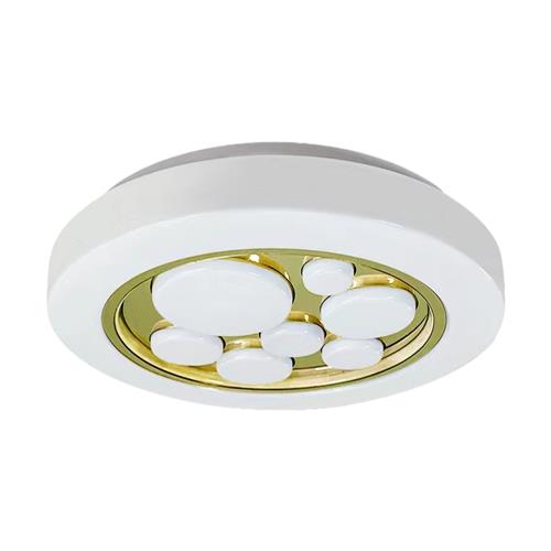 Bubbles LED CCT White And Gold (Colour) Flush Fitting ML8128