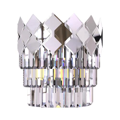 Carisma Chrome And Crystal Wall Light ML8887