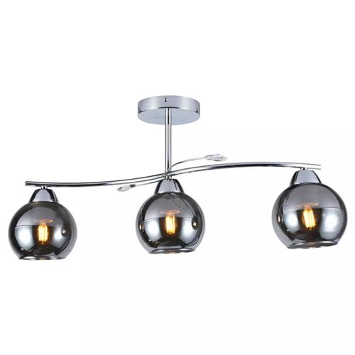 Connor Three Light Polished Chrome Ceiling Pendant MLP0874