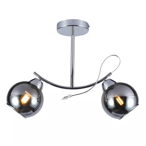 Connor Two Light Polished Chrome Ceiling Pendant MLP0873