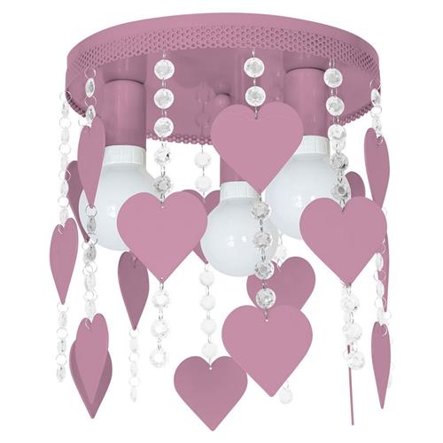 Corazon Pink Flush Ceiling Fitting MLP1149