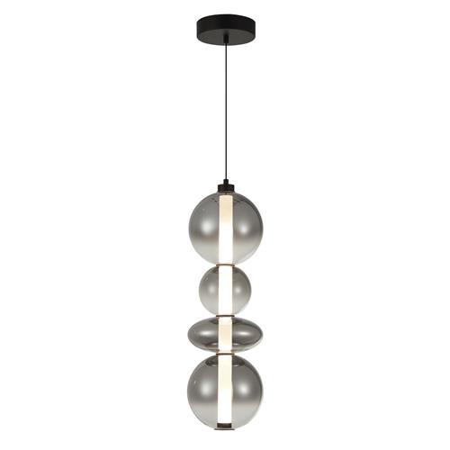 Daphne Four Glass Smoked LED Ceiling Pendant ML0347