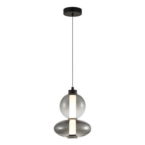 Daphne Two Glass Smoked LED Ceiling Pendant ML0344